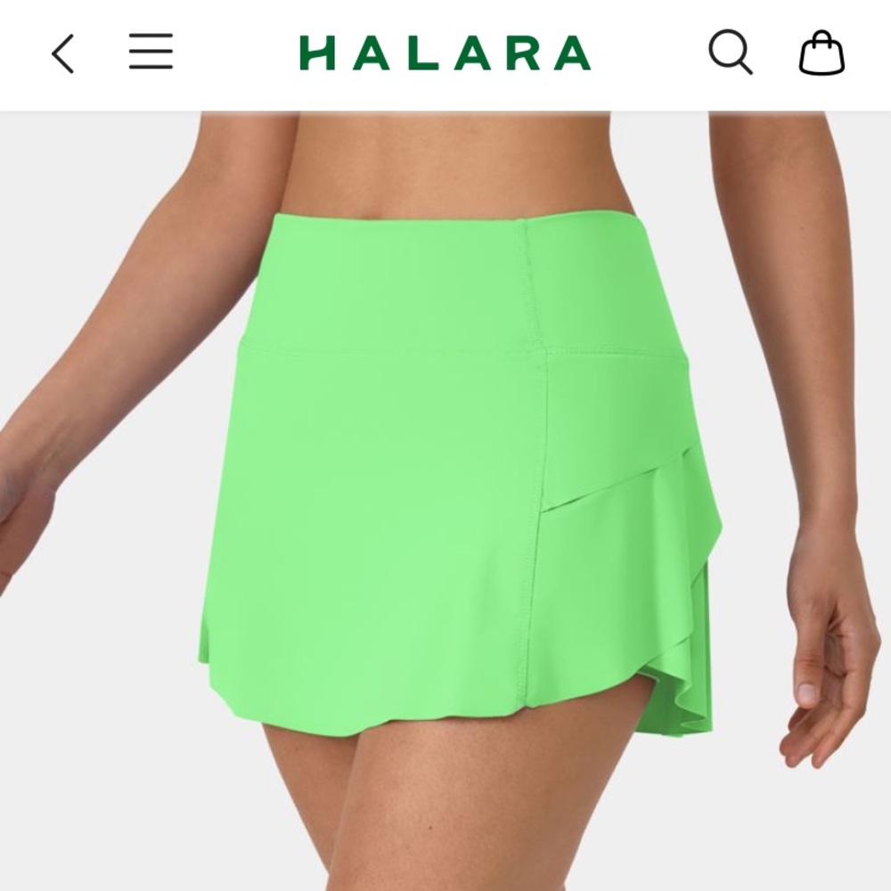 Halara 2 in 1 skirt NWT